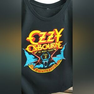 OZZY OSBOURNE 2018 No More Tours Vol 2 Concert Shirt Black Large Farewell Tour